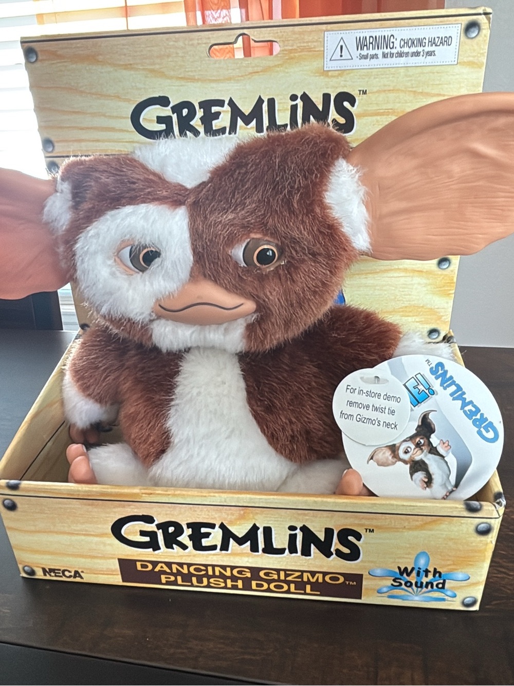 Gremlins Dancing Gizmo Plush Doll - Brown & White